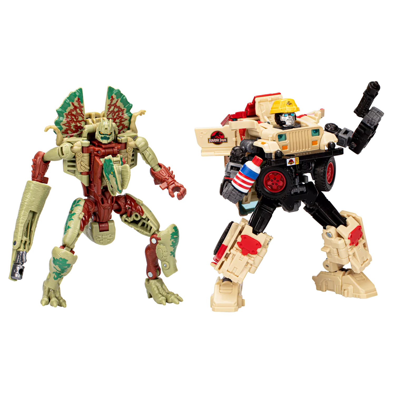 Набор фигурок Transformers Jurassic Park x Transformers Dilophocon and Autobot JP12 HSB253, Dilophocon and Autobot
Набор фигурок Transformers Jurassic Park x Transformers Dilophocon and Autobot JP12 HSB253, Dilophocon and Autobot