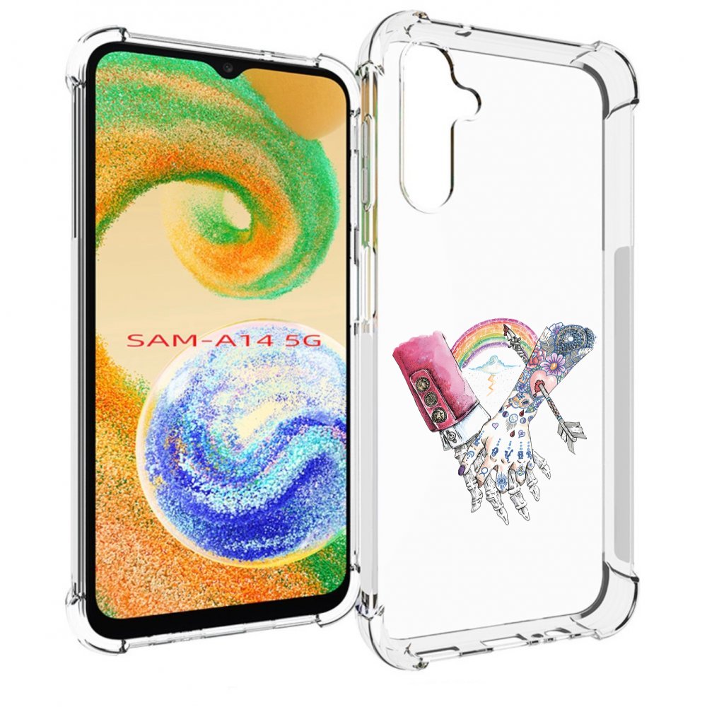 Чехол MyPads абстракция руки в татуировках для Samsung Galaxy A14 5G, Прозрачный, Tocco
Чехол MyPads абстракция руки в татуировках для Samsung Galaxy A14 5G, Прозрачный, Tocco