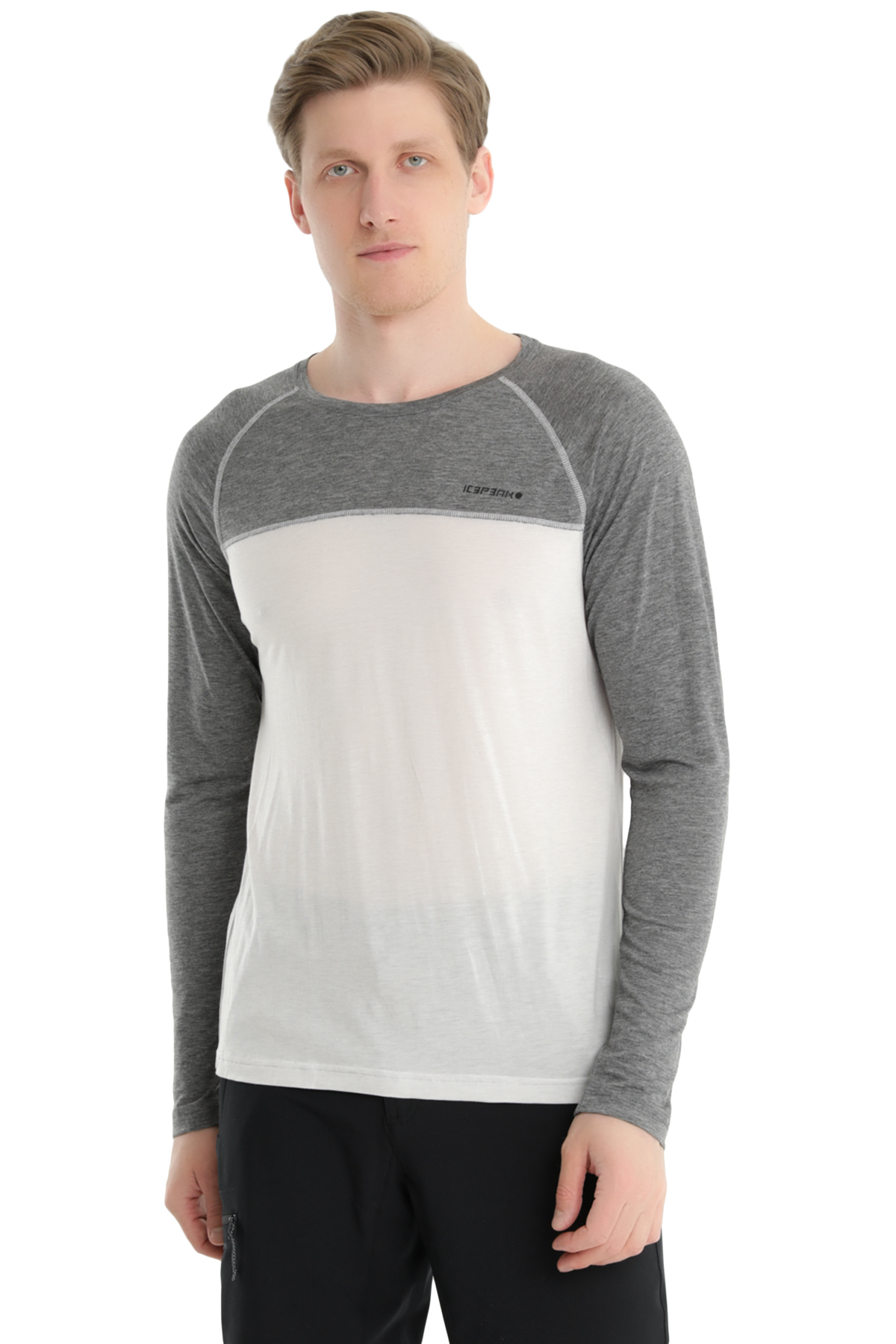фото Лонгслив мужской icepeak 57747_205 серый 56