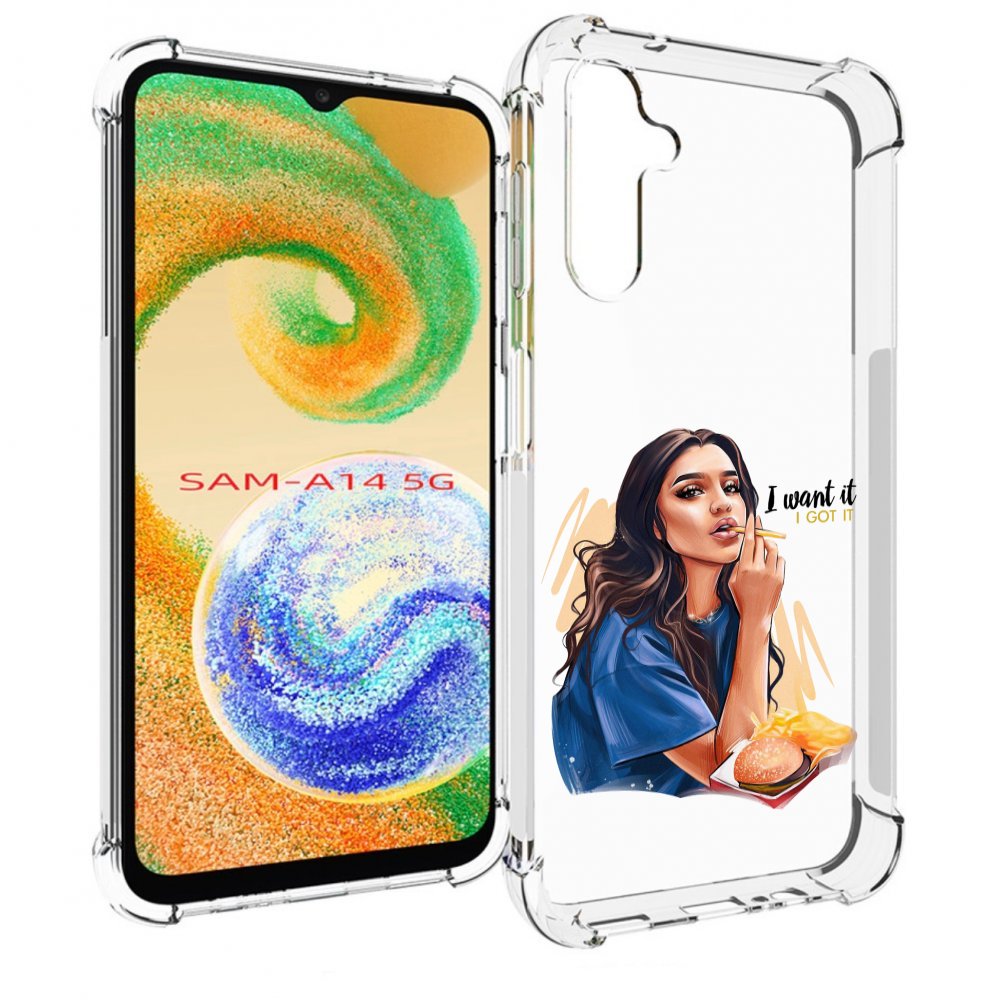 Чехол MyPads девушка-с-едой-и-сигаретой женский для Samsung Galaxy A14 5G, Прозрачный, Tocco
Чехол MyPads девушка-с-едой-и-сигаретой женский для Samsung Galaxy A14 5G, Прозрачный, Tocco