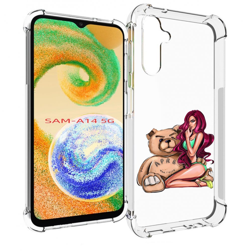 Чехол MyPads девушка-с-большим-плюшевым-мишкой для Samsung Galaxy A14 5G, Прозрачный, Tocco
Чехол MyPads девушка-с-большим-плюшевым-мишкой для Samsung Galaxy A14 5G, Прозрачный, Tocco