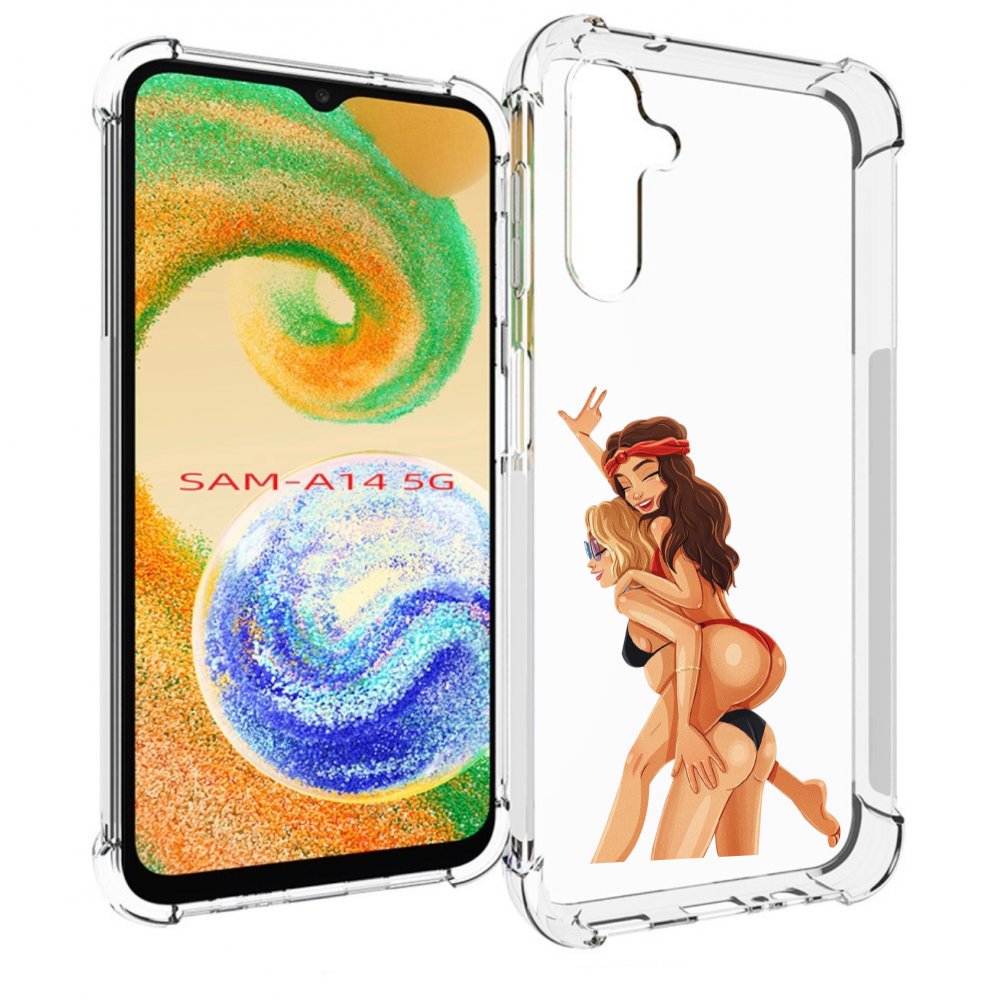 Чехол MyPads две-подружки-в-купальниках женский для Samsung Galaxy A14 5G, Прозрачный, Tocco
Чехол MyPads две-подружки-в-купальниках женский для Samsung Galaxy A14 5G, Прозрачный, Tocco