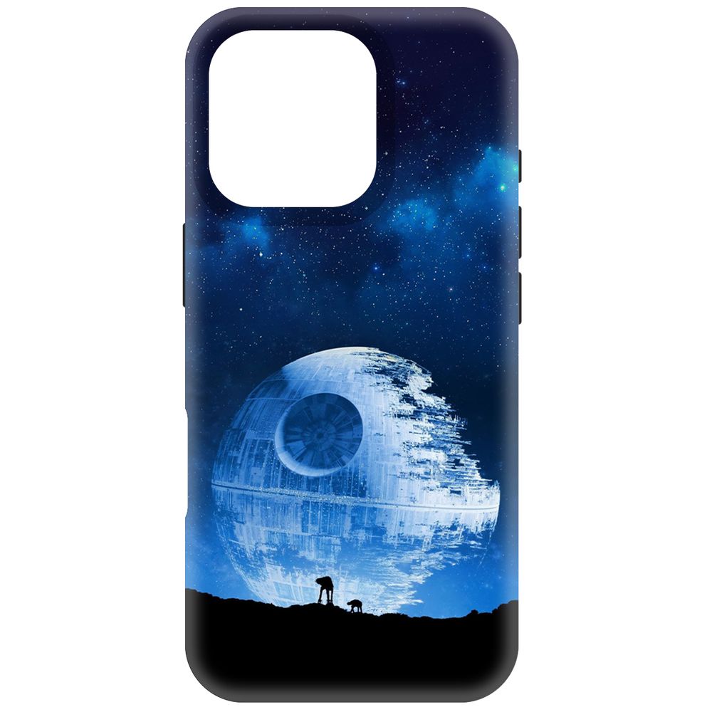 Чехол-накладка Krutoff Soft Case Звездные Войны. Звезда смерти для iPhone 16 Pro черный
Чехол-накладка Krutoff Soft Case Звездные Войны. Звезда смерти для iPhone 16 Pro черный