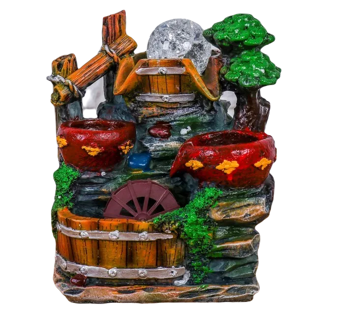 Фонтан "Горка с ручейками" 13*16*20 см (с подсветкой), Коричневый;зеленый
Фонтан "Горка с ручейками" 13*16*20 см (с подсветкой), Коричневый;зеленый