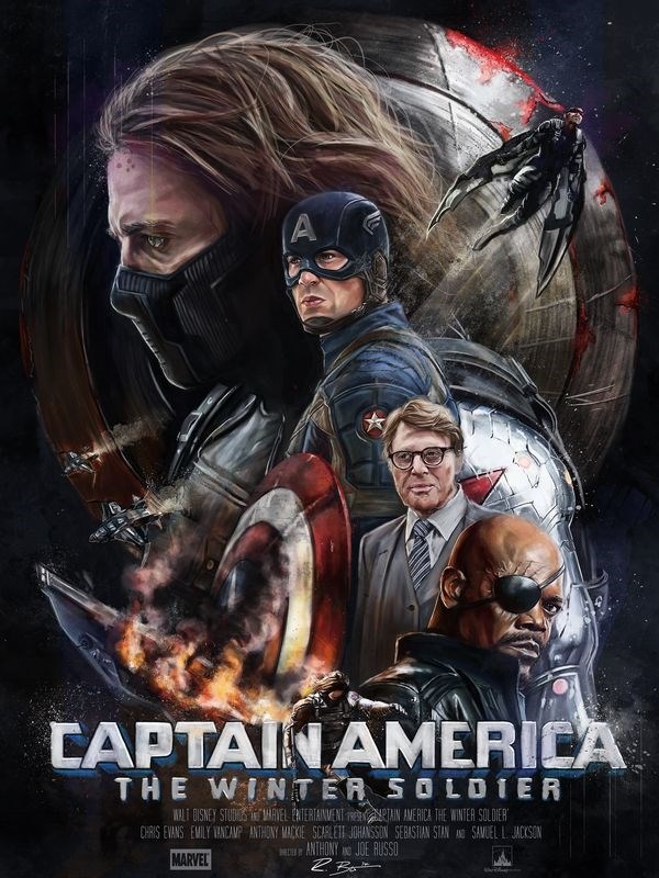 Постер к фильму "Первый мститель: Другая война" (Captain America The Winter Soldier) A2
Постер к фильму "Первый мститель: Другая война" (Captain America The Winter Soldier) A2