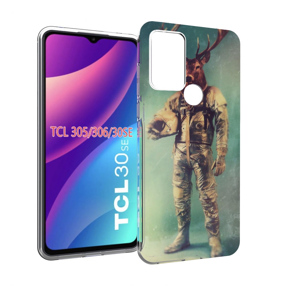 Чехол MyPads лось космонавт для TCL 30SE/305/306/30E, Tocco 
Чехол MyPads лось космонавт для TCL 30SE/305/306/30E, Tocco