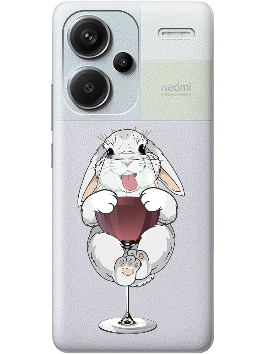 Силиконовый чехол на Xiaomi Redmi Note 13 Pro + с принтом "Кролик и бокал", Прозрачный;белый;бордовый, 776589275
Силиконовый чехол на Xiaomi Redmi Note 13 Pro + с принтом "Кролик и бокал", Прозрачный;белый;бордовый, 776589275