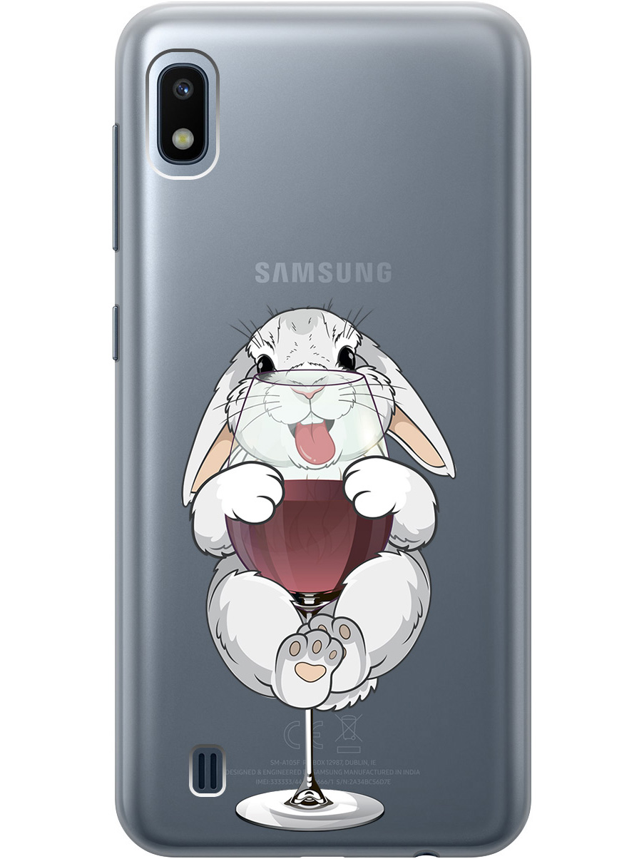 Силиконовый чехол на Samsung Galaxy A10 с принтом "Кролик и бокал", Прозрачный;белый;бордовый, 720804275
Силиконовый чехол на Samsung Galaxy A10 с принтом "Кролик и бокал", Прозрачный;белый;бордовый, 720804275