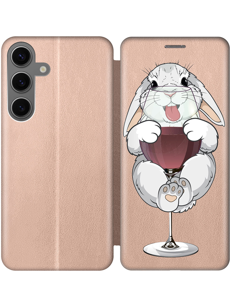 Чехол-книжка на Samsung Galaxy S24 с принтом "Кролик и бокал" золотой, Золотистый;белый;бордовый, 779825775
Чехол-книжка на Samsung Galaxy S24 с принтом "Кролик и бокал" золотой, Золотистый;белый;бордовый, 779825775