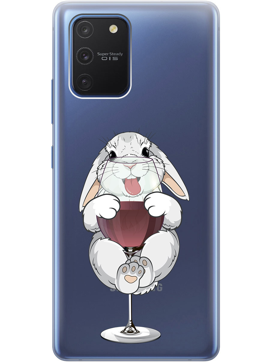 Силиконовый чехол на Samsung Galaxy S10 Lite с принтом "Кролик и бокал", Прозрачный;белый;бордовый, 722694775
Силиконовый чехол на Samsung Galaxy S10 Lite с принтом "Кролик и бокал", Прозрачный;белый;бордовый, 722694775