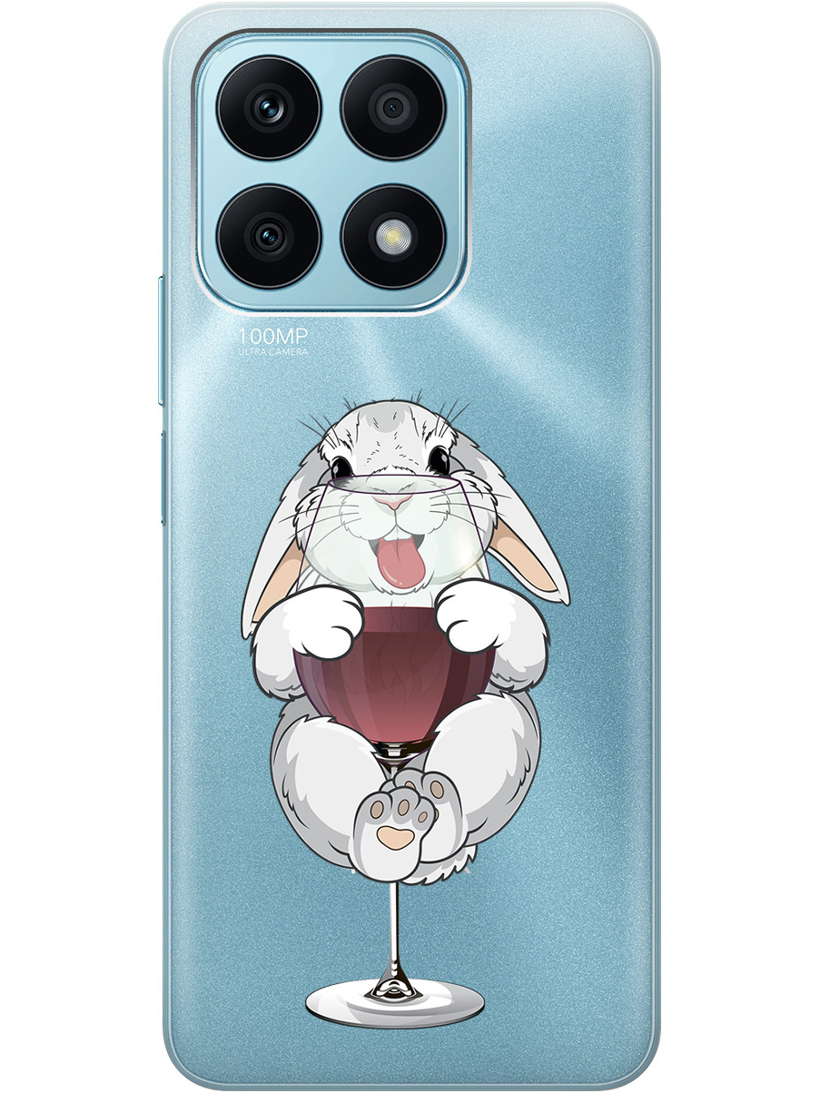 Силиконовый чехол на Honor X8a с принтом "Кролик и бокал", Прозрачный;белый;бордовый, 768741675
Силиконовый чехол на Honor X8a с принтом "Кролик и бокал", Прозрачный;белый;бордовый, 768741675