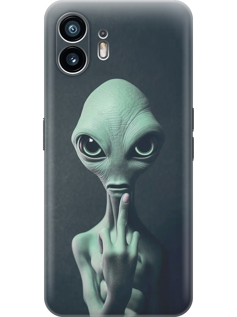 Силиконовый чехол на Nothing Phone (2) с принтом "Инопланетянин", Прозрачный;зеленый;синий;черный, 784811513
Силиконовый чехол на Nothing Phone (2) с принтом "Инопланетянин", Прозрачный;зеленый;синий;черный, 784811513