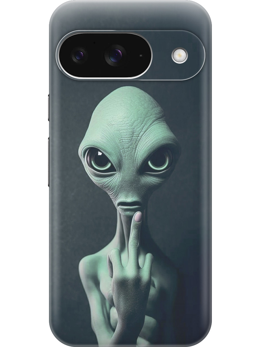Силиконовый чехол на Google Pixel 9 с принтом "Инопланетянин", Прозрачный;зеленый;синий;черный, 784809713
Силиконовый чехол на Google Pixel 9 с принтом "Инопланетянин", Прозрачный;зеленый;синий;черный, 784809713