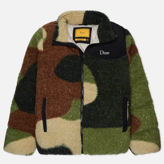 фото Куртка мужская dime sherpa puffer хаки m