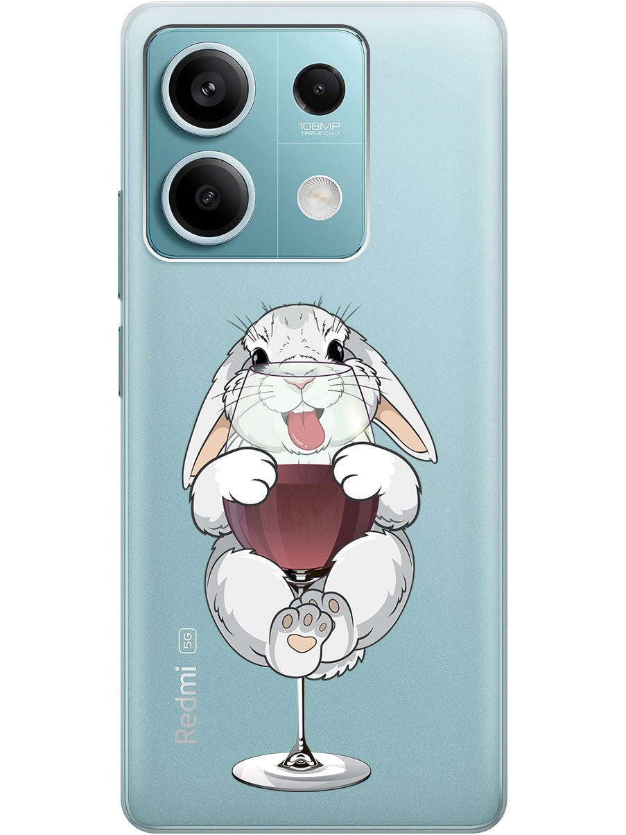 Силиконовый чехол на Xiaomi Redmi Note 13 5g с принтом "Кролик и бокал", Прозрачный;белый;бордовый, 776587075
Силиконовый чехол на Xiaomi Redmi Note 13 5g с принтом "Кролик и бокал", Прозрачный;белый;бордовый, 776587075
