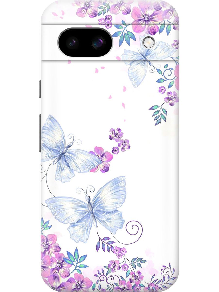Силиконовый чехол на Google Pixel 8a с принтом "Бабочки и фиалки", Прозрачный;белый;фиолетовый, 784809123
Силиконовый чехол на Google Pixel 8a с принтом "Бабочки и фиалки", Прозрачный;белый;фиолетовый, 784809123
