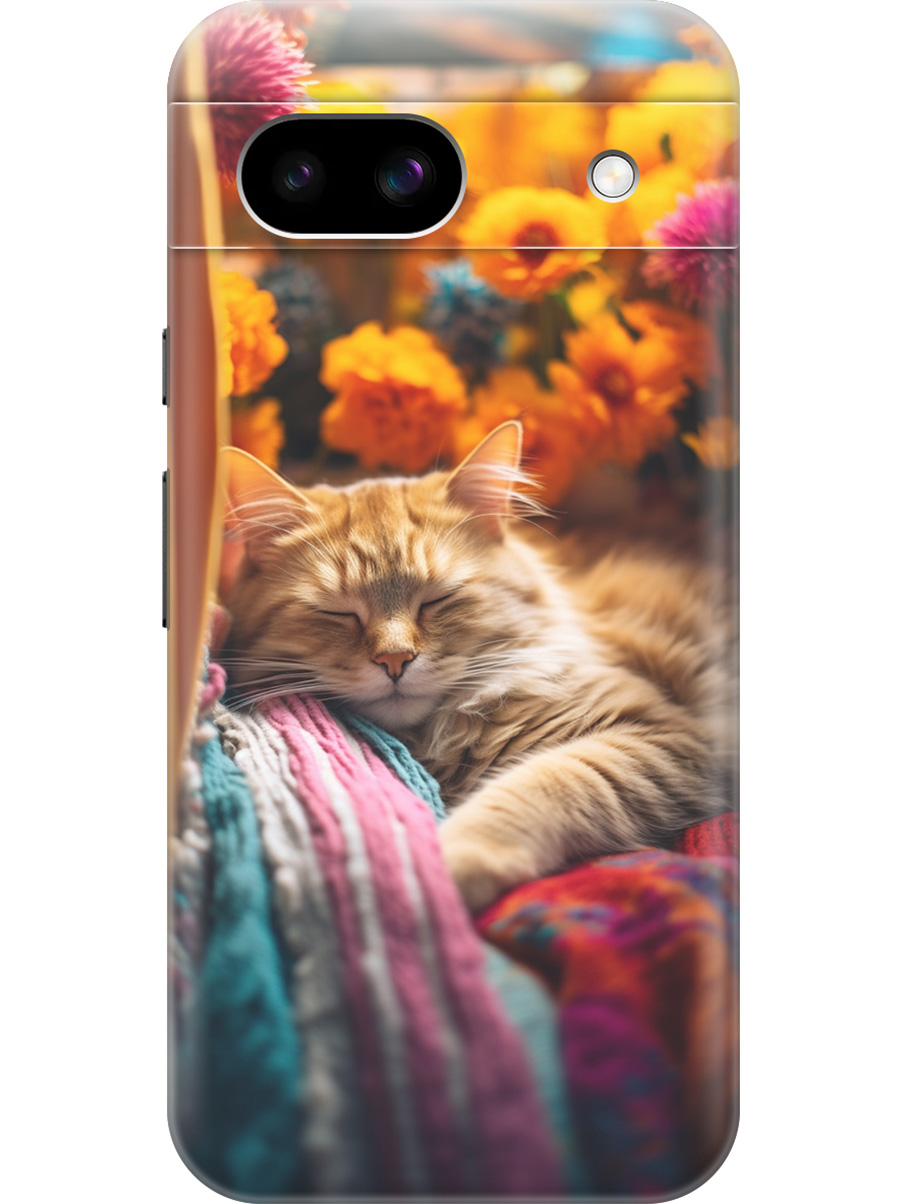 Силиконовый чехол на Google Pixel 8a с принтом "Спящий на пледе котик", Прозрачный;белый;желтый, 784809111
Силиконовый чехол на Google Pixel 8a с принтом "Спящий на пледе котик", Прозрачный;белый;желтый, 784809111