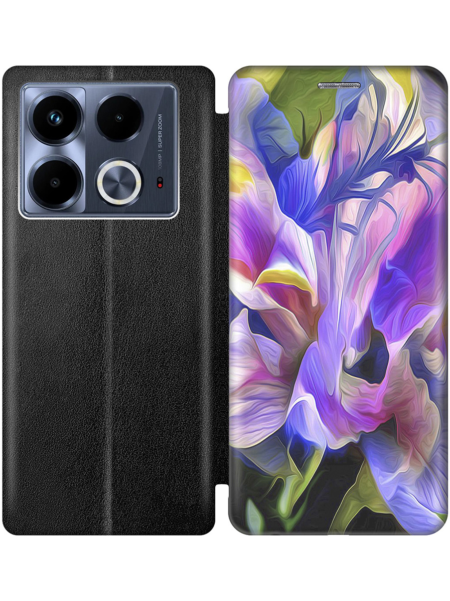 Чехол-книжка на Infinix Note 40 с принтом "Цветочная абстракция" черный, Черный;зеленый;синий;фиолетовый, 782626421
Чехол-книжка на Infinix Note 40 с принтом "Цветочная абстракция" черный, Черный;зеленый;синий;фиолетовый, 782626421