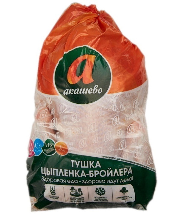 Тушка цыпленка-бройлера Акашево пакет охлажденная +- 2 кг, бройлер; охлажденное мясо
Тушка цыпленка-бройлера Акашево пакет охлажденная +- 2 кг, бройлер; охлажденное мясо