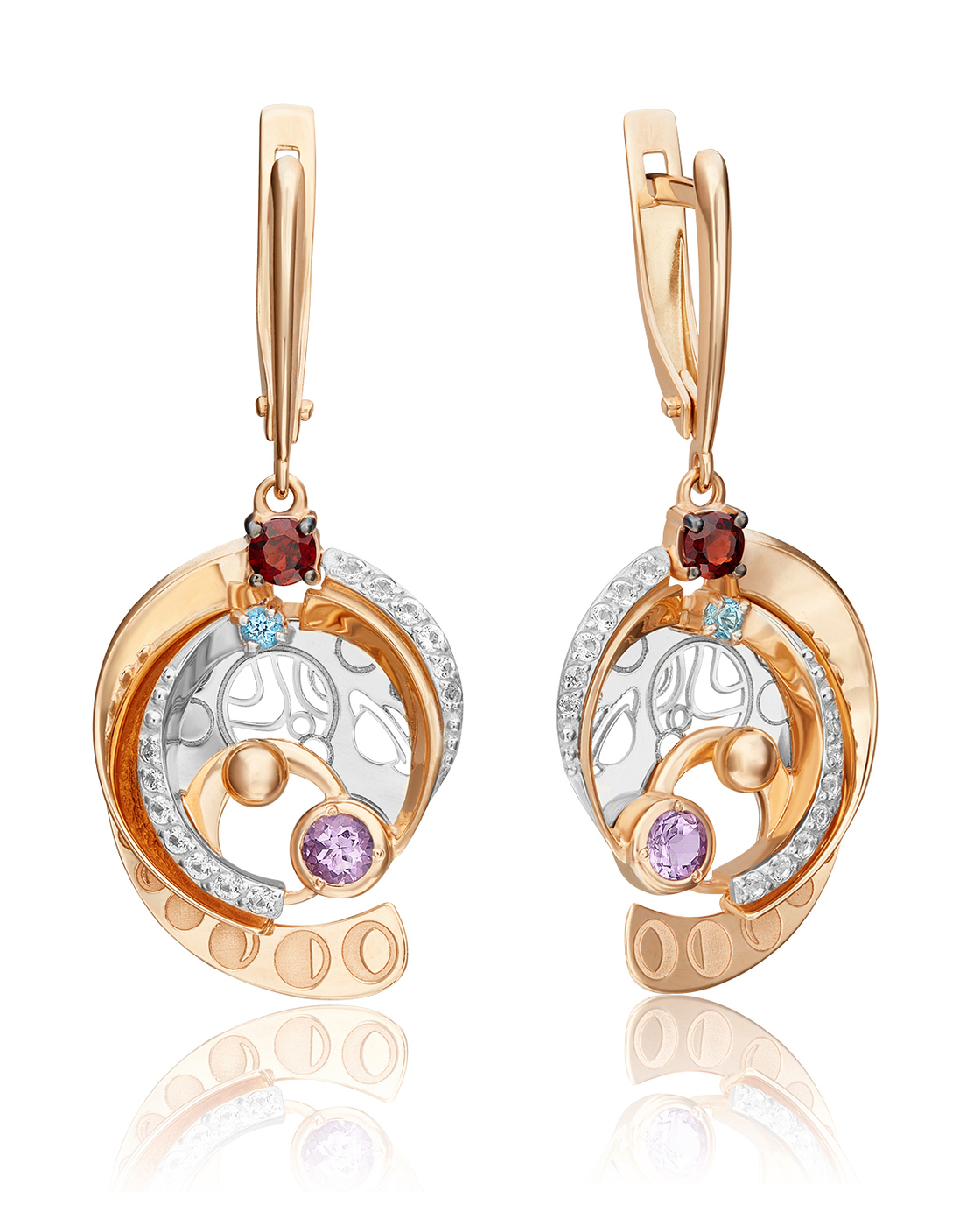 Серьги из золота с гранатом, топазом, аметистом PLATINA jewelry 02-4730-00-712-1111-76, 02-4730-00-712-1111-76
Серьги из золота с гранатом, топазом, аметистом PLATINA jewelry 02-4730-00-712-1111-76, 02-4730-00-712-1111-76