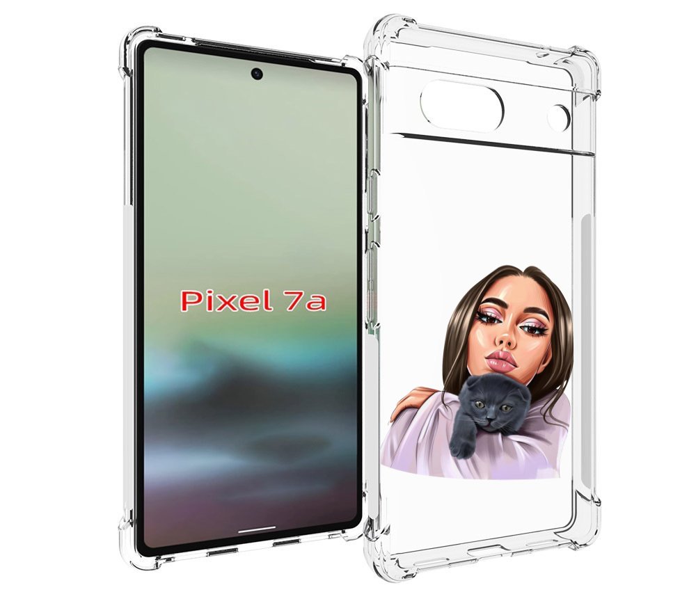 Чехол MyPads нарисованная-девушка-с-котом женский для Google Pixel 7A, Tocco
Чехол MyPads нарисованная-девушка-с-котом женский для Google Pixel 7A, Tocco
