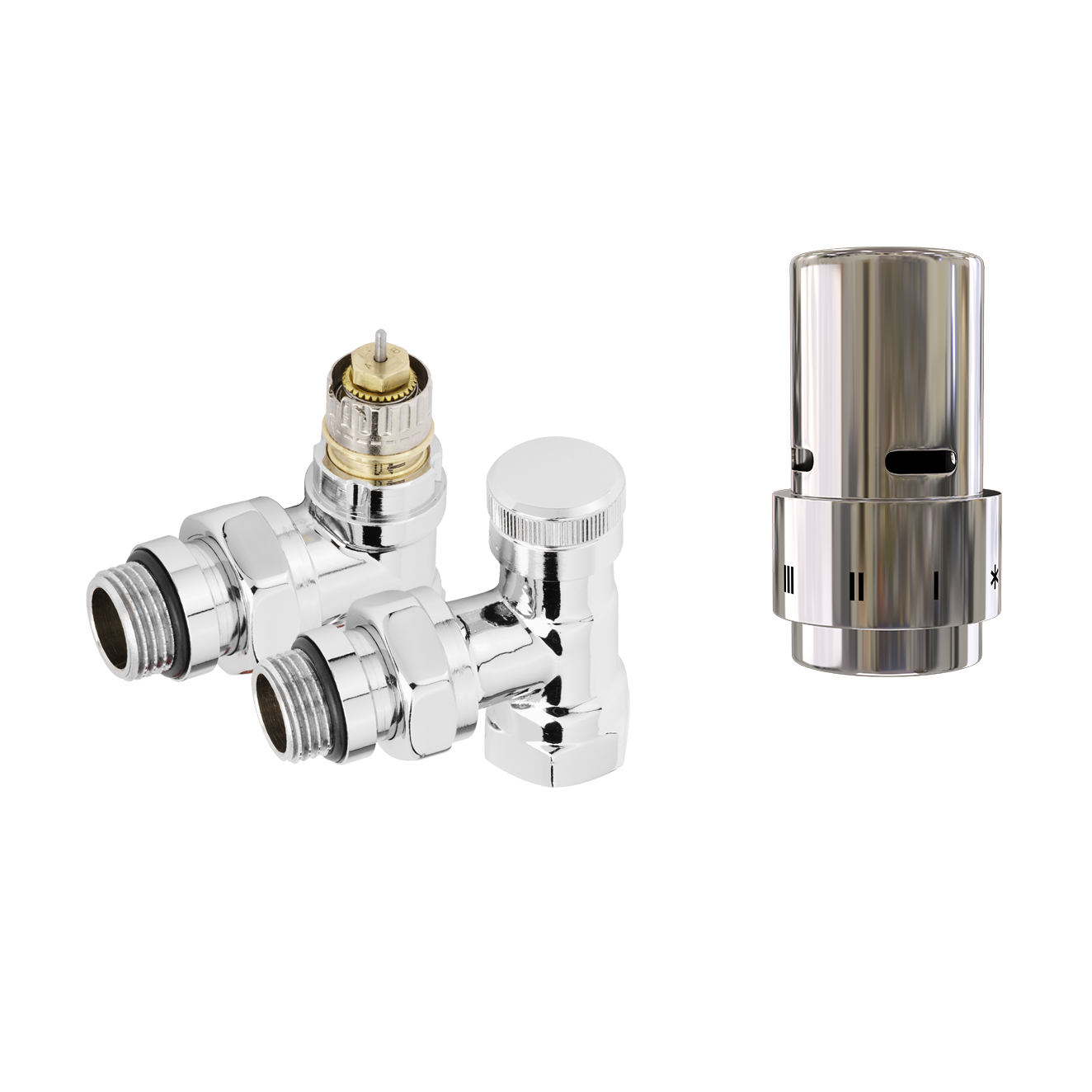 Набор термостатический угловой Royal Thermo Design 1/2" Click с термоголовкой Design
Набор термостатический угловой Royal Thermo Design 1/2" Click с термоголовкой Design