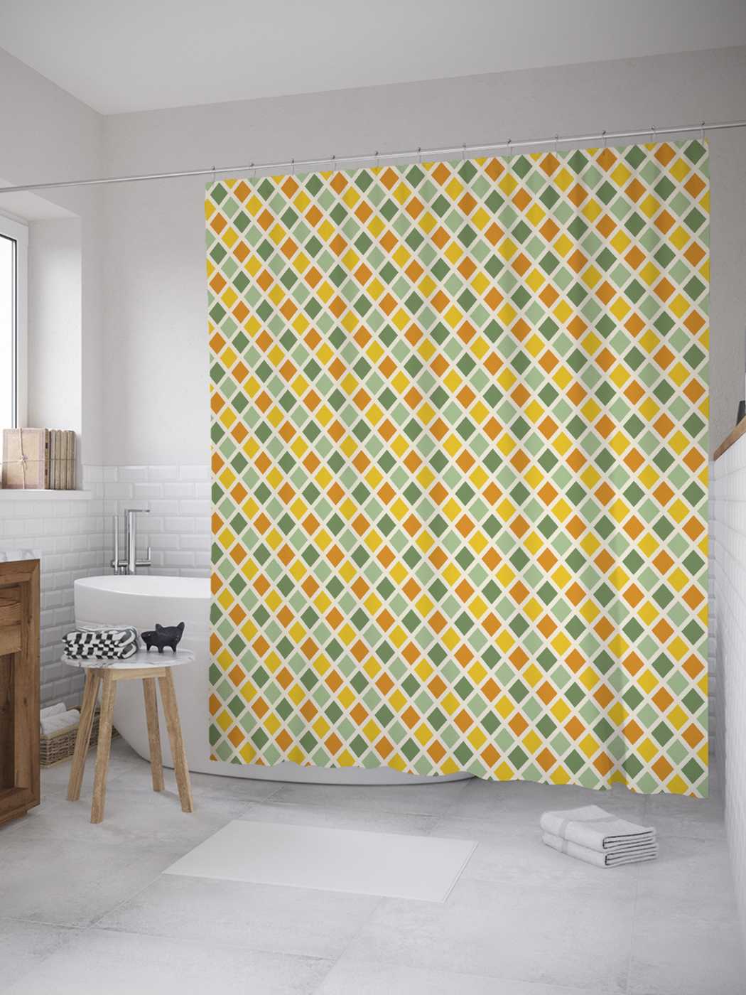 Штора JoyArty для ванной "Разноцветная решетка" из сатена, 180х200 см с крючками, Бежевый
Штора JoyArty для ванной "Разноцветная решетка" из сатена, 180х200 см с крючками, Бежевый