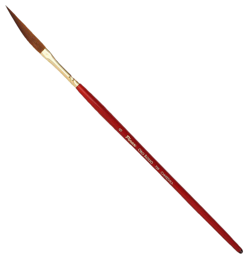 Кисть Pinax P-759006 Oro Rosso 759 №6 синтетика даггер лайнер с короткой ручкой, Коричневый
Кисть Pinax P-759006 Oro Rosso 759 №6 синтетика даггер лайнер с короткой ручкой, Коричневый