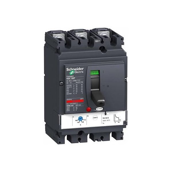 Выкл. автомат. трехполюсный 160А 36кА Compact NSX160F TM160D LV430630 Schneider Electric
Выкл. автомат. трехполюсный 160А 36кА Compact NSX160F TM160D LV430630 Schneider Electric