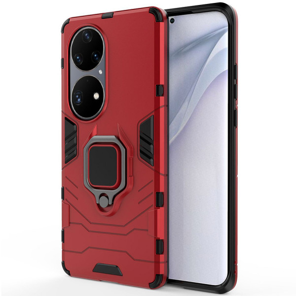 фото Противоударный чехол epik transformer ring для huawei p50 pro