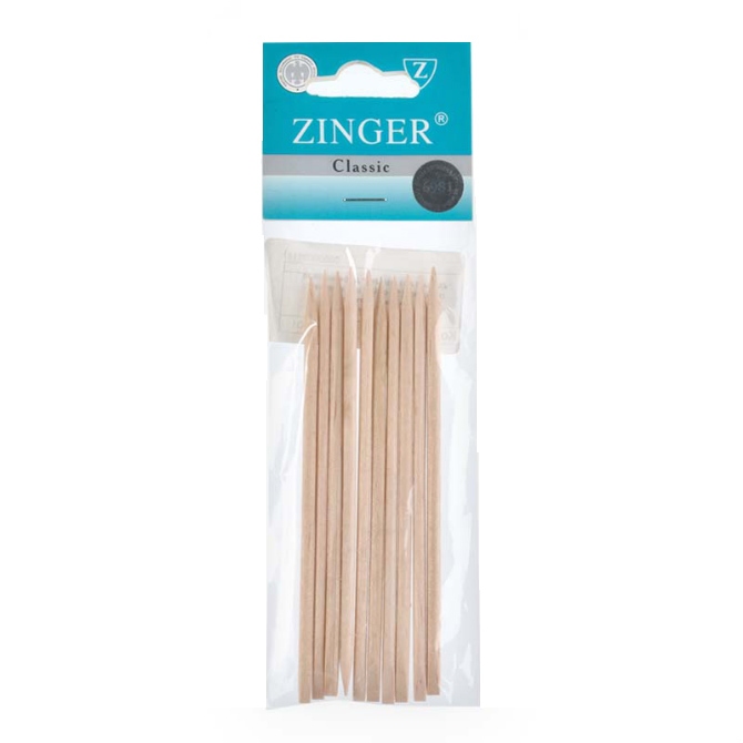 фото Zinger original деревянные палочки (12 см\10 шт) прямоуг. форма лопатки zo-ig-12st-10