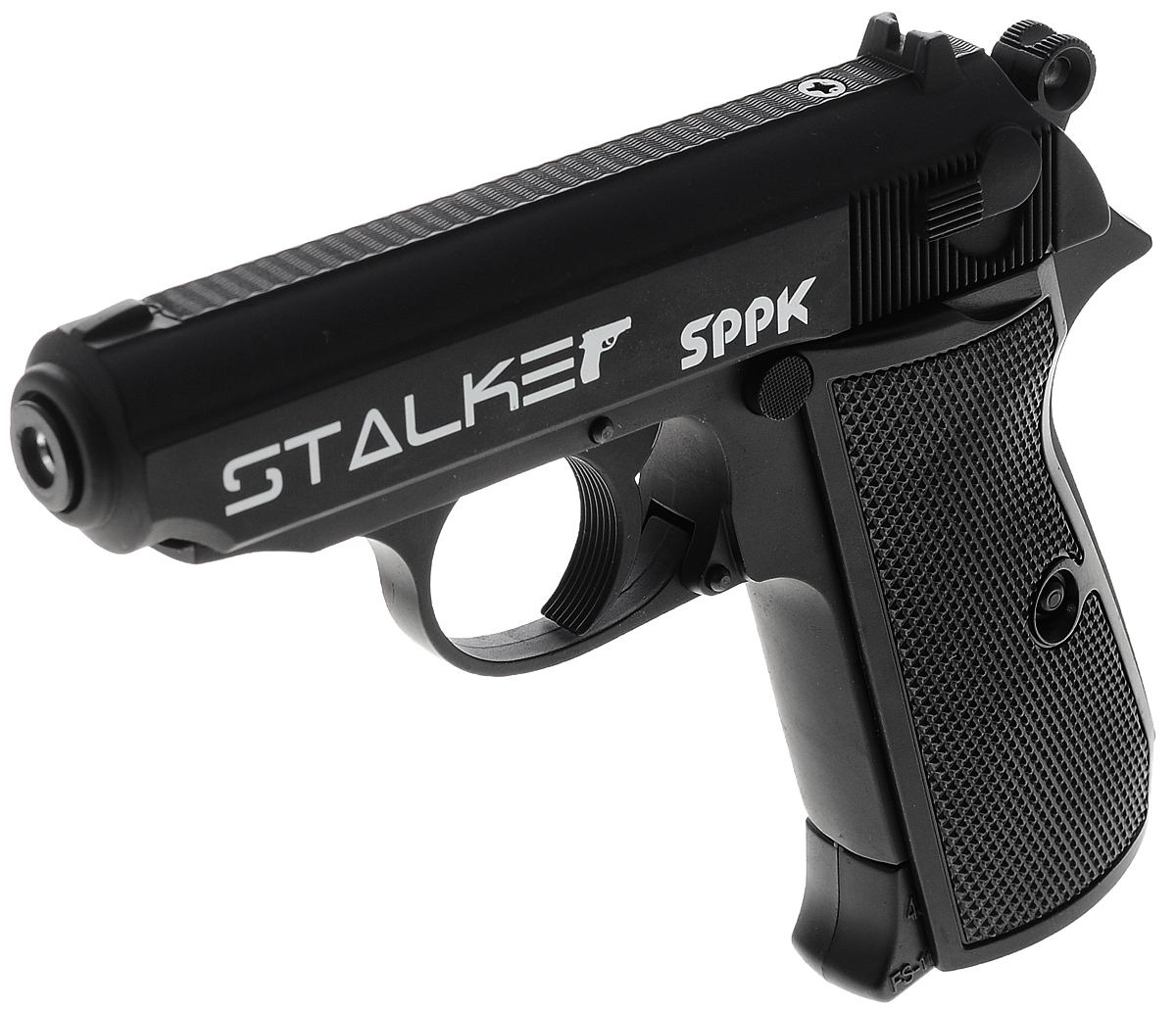 Пистолет пневматический Stalker SPPK (ан. Walther PPK/S) к.4,5мм, 120 м/с, блоубэк, SPPK аналог
Пистолет пневматический Stalker SPPK (ан. Walther PPK/S) к.4,5мм, 120 м/с, блоубэк, SPPK аналог