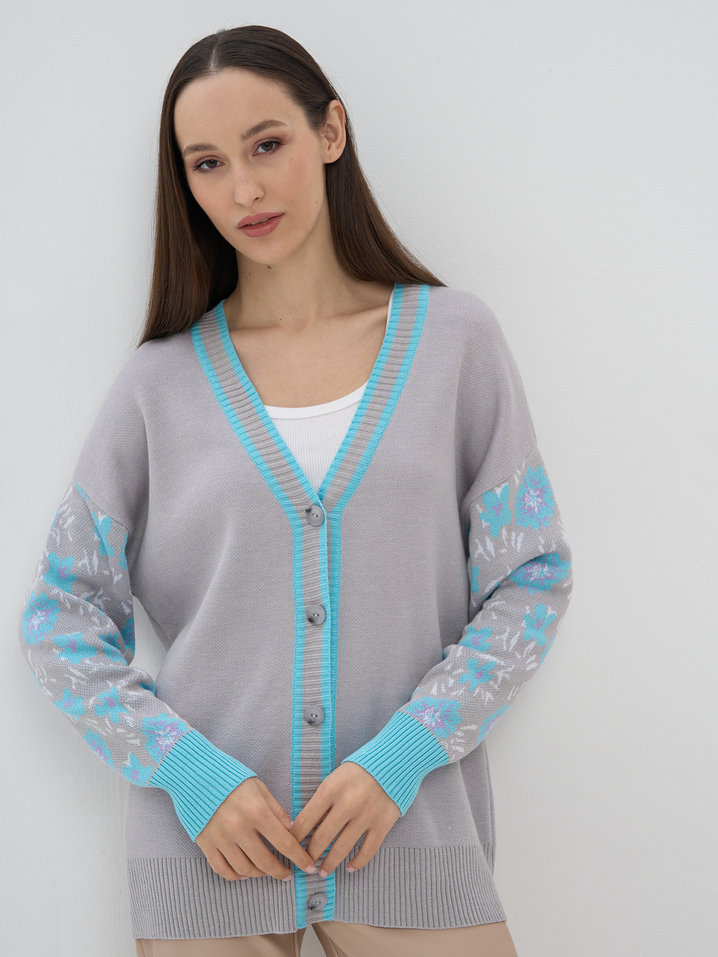 Кардиган женский VAY 5241-1791 серый 50-52 RU, 5241-1791
Кардиган женский VAY 5241-1791 серый 50-52 RU, 5241-1791