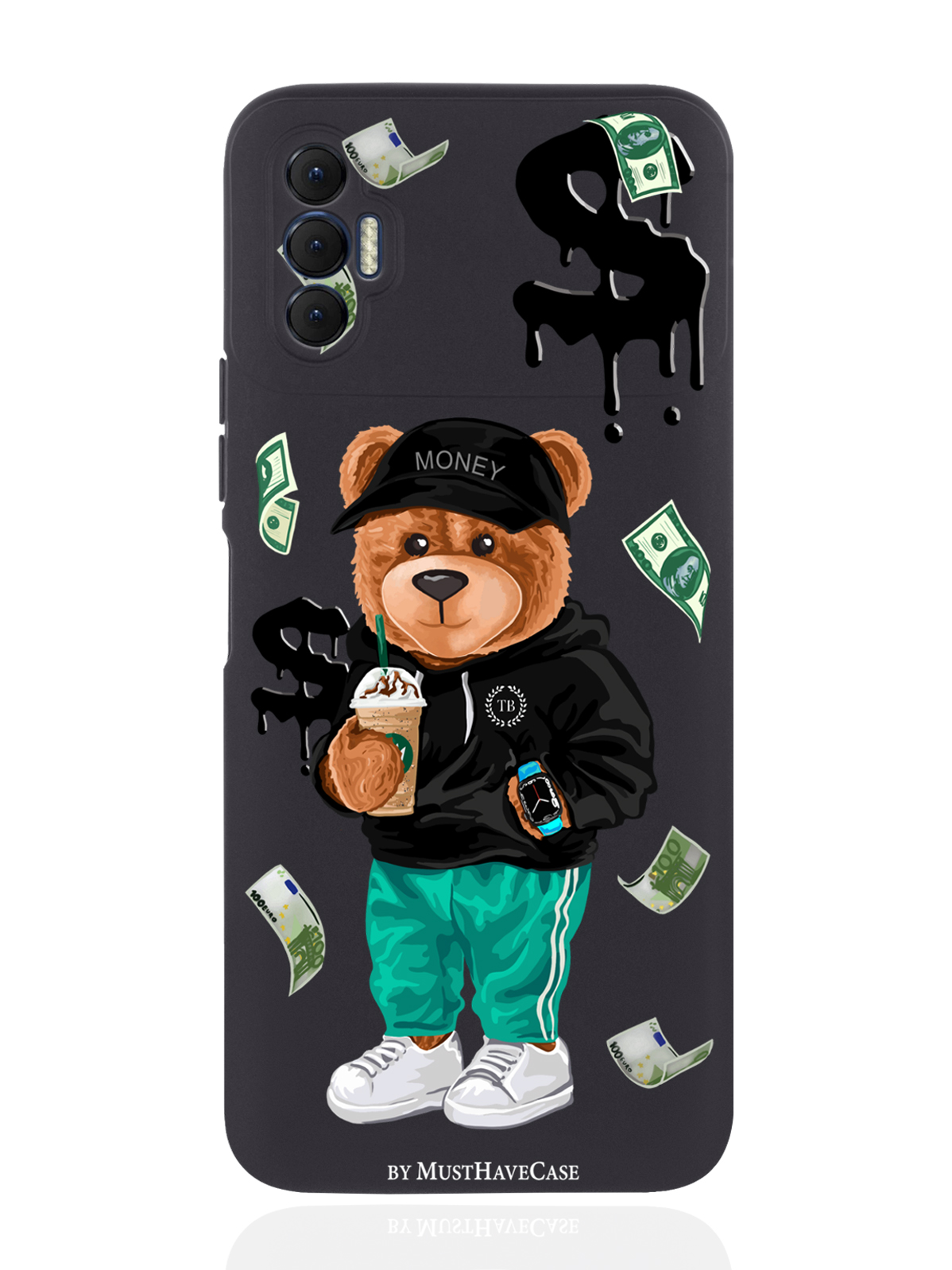 Чехол MustHaveCase для Tecno Spark 8P Tony Bear/Мишка Тони черный, Черный;зеленый;коричневый
Чехол MustHaveCase для Tecno Spark 8P Tony Bear/Мишка Тони черный, Черный;зеленый;коричневый