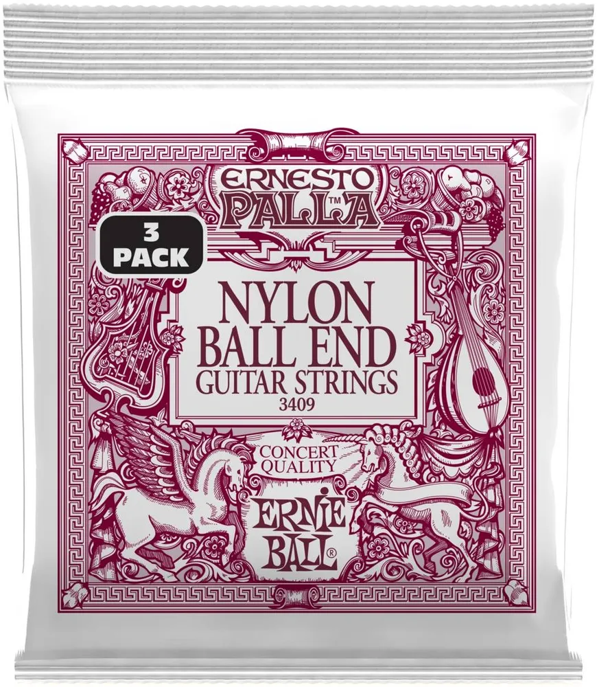 Струны ERNIE BALL 3409 Ernesto Palla Black and Gold Ball End Nylon 3 Pack для акустической
Струны ERNIE BALL 3409 Ernesto Palla Black and Gold Ball End Nylon 3 Pack для акустической