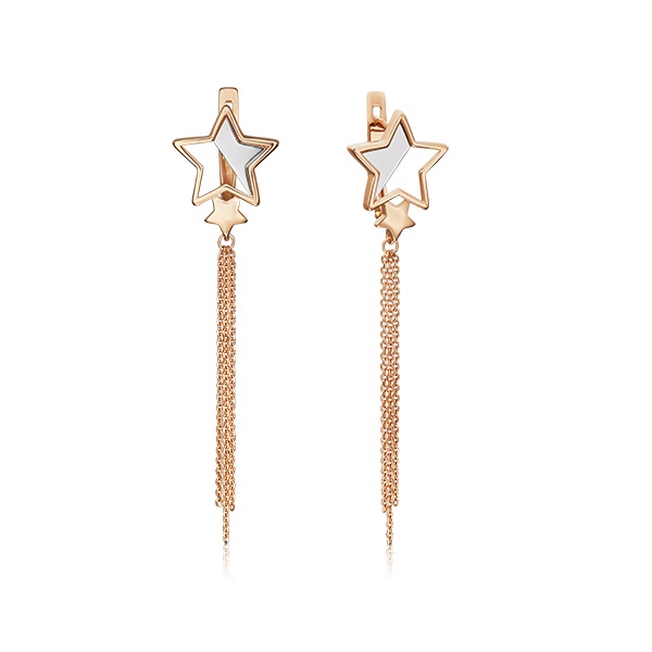 Серьги из белого, красного золота без вставки PLATINA jewelry 02-4680-00-000-1111-48, 02-4680-00-000-1111-48
Серьги из белого, красного золота без вставки PLATINA jewelry 02-4680-00-000-1111-48, 02-4680-00-000-1111-48