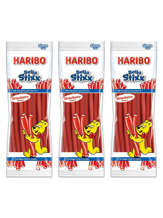Мармелад HARIBO Balla Stixx Клубника, 3 шт по 200 г, 3 шт HARIBO Мармелад Balla Stixx Клубника 200 г
Мармелад HARIBO Balla Stixx Клубника, 3 шт по 200 г, 3 шт HARIBO Мармелад Balla Stixx Клубника 200 г