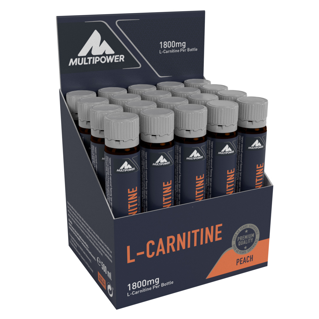 фото L-карнитин 500мл, multipower/ l-carnitine liquid 1800 мг, упаковка 20шт по 25мл