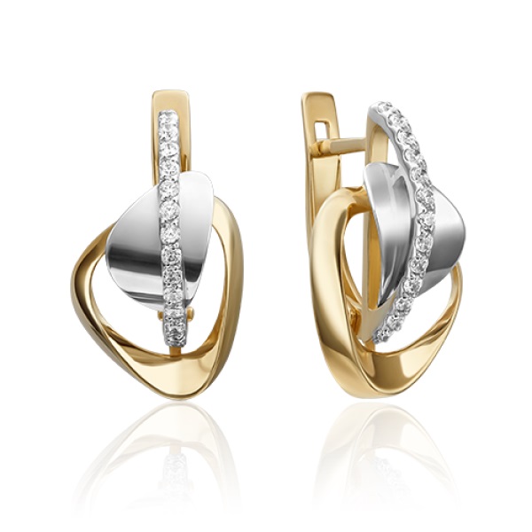 Серьги из комбинированного золота с фианитом PLATINA jewelry 02-4342-00-401-1121-23, 02-4342-00-401-1121-23
Серьги из комбинированного золота с фианитом PLATINA jewelry 02-4342-00-401-1121-23, 02-4342-00-401-1121-23