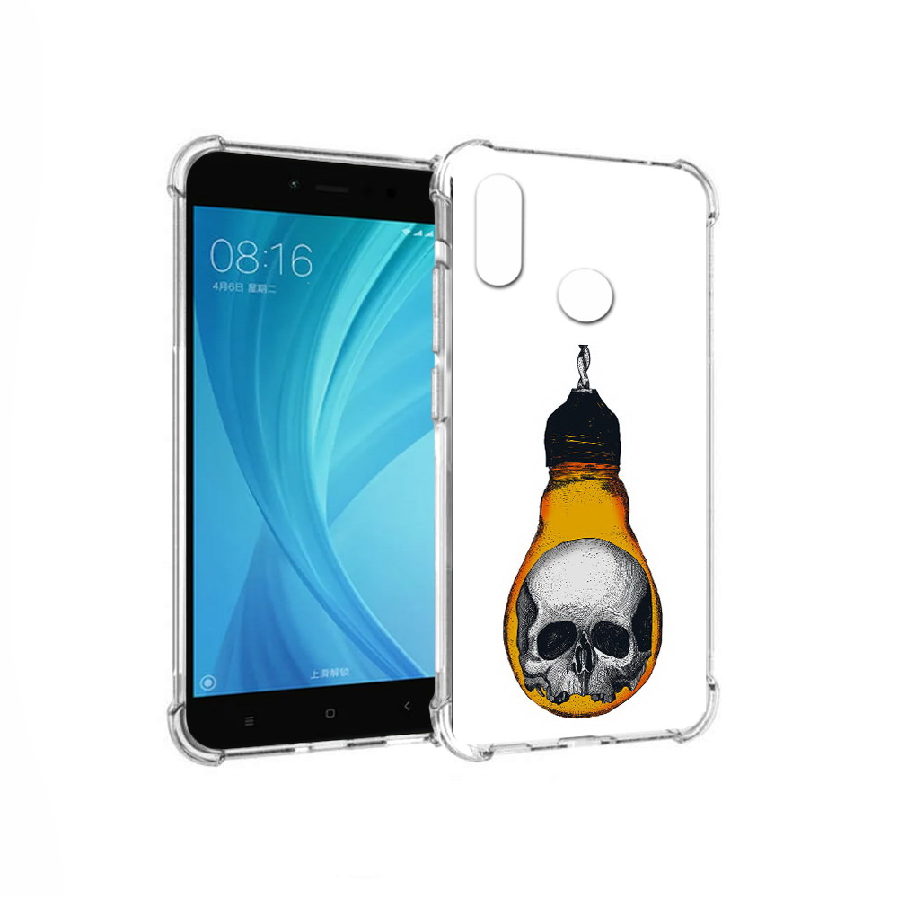 Чехол MyPads Tocco для Xiaomi Redmi Note 5 череп в лампочке (PT113434.311.676), Прозрачный, Tocco 
Чехол MyPads Tocco для Xiaomi Redmi Note 5 череп в лампочке (PT113434.311.676), Прозрачный, Tocco