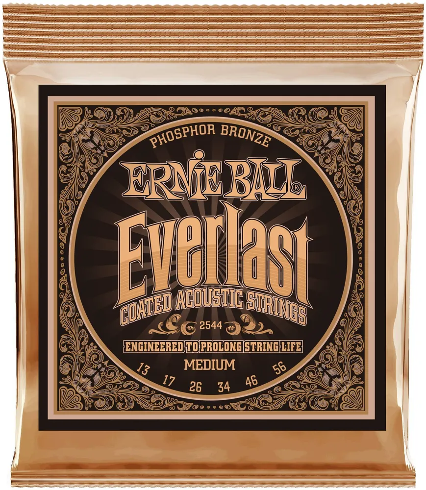Струны для акустической гитары ERNIE BALL 2544 Everlast Coated Phosphor Bronze Medium 13-5
Струны для акустической гитары ERNIE BALL 2544 Everlast Coated Phosphor Bronze Medium 13-5