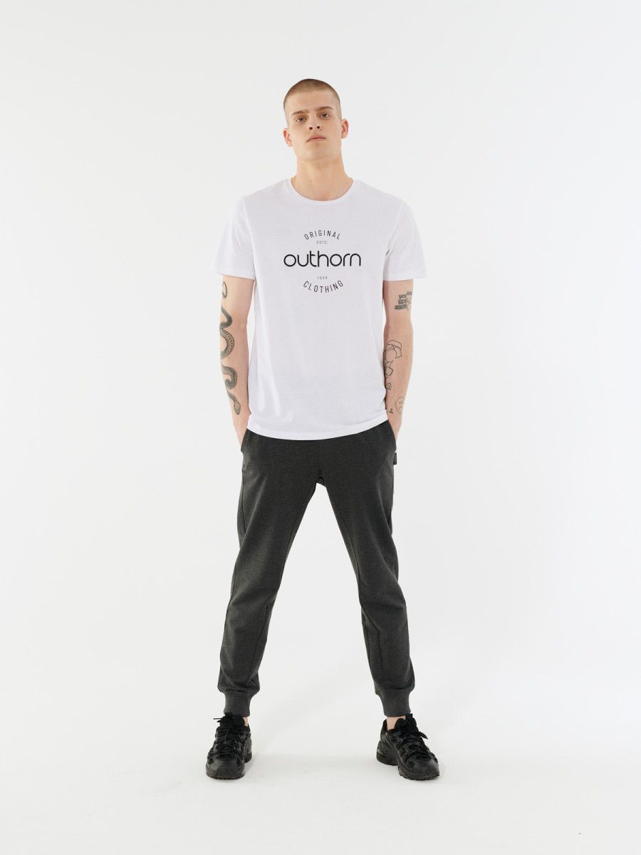 фото Футболка мужская outhorn hol21-tsm600a-10s белая m