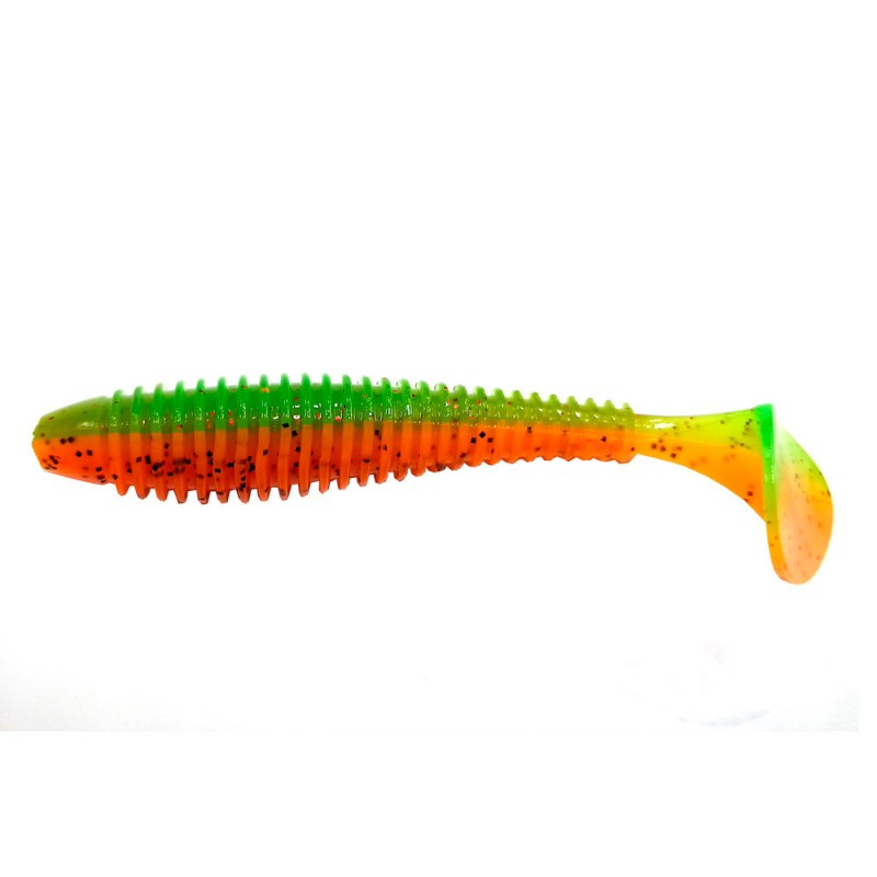 Силиконовая приманка FLAGMAN Виброхвост Mystic Fish Fat 3,8" #0215 Orange Chartreuse, FMFF38
Силиконовая приманка FLAGMAN Виброхвост Mystic Fish Fat 3,8" #0215 Orange Chartreuse, FMFF38