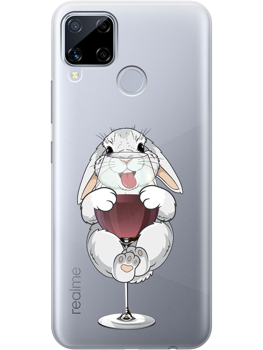 Силиконовый чехол на realme C15 / C25 с принтом "Кролик и бокал", Прозрачный;белый;бордовый, 726149875
Силиконовый чехол на realme C15 / C25 с принтом "Кролик и бокал", Прозрачный;белый;бордовый, 726149875