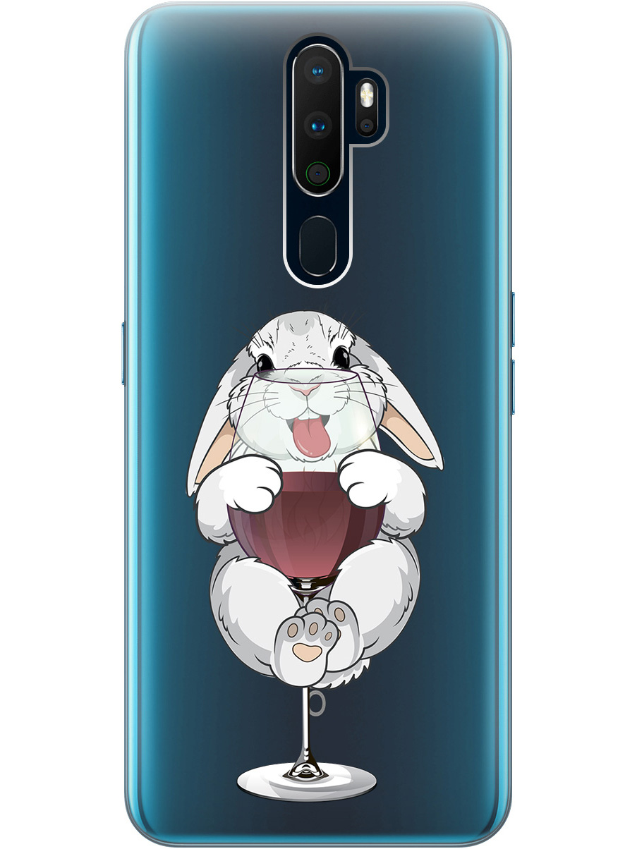 Силиконовый чехол на Oppo A5 (2020) / A9 (2020) с принтом "Кролик и бокал", Прозрачный;белый;бордовый, 726151375
Силиконовый чехол на Oppo A5 (2020) / A9 (2020) с принтом "Кролик и бокал", Прозрачный;белый;бордовый, 726151375
