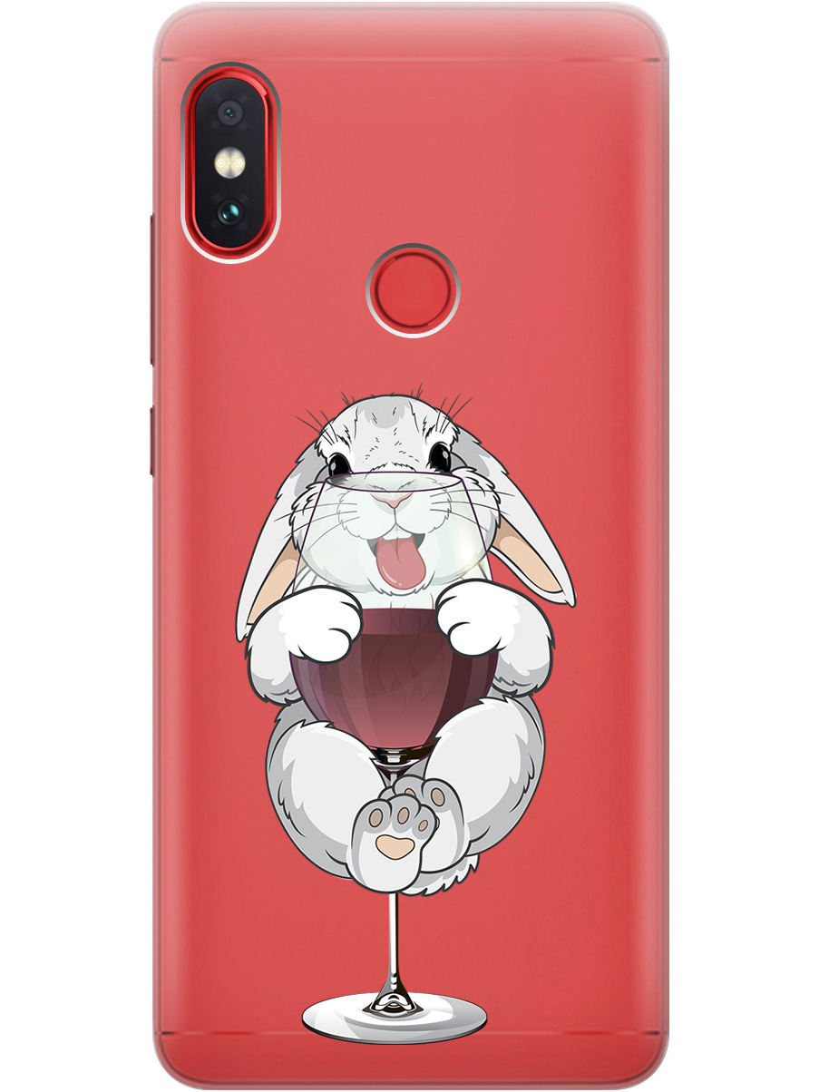 Силиконовый чехол на Xiaomi Redmi Note 5 / Note 5 Pro с принтом "Кролик и бокал", Прозрачный;белый;бордовый, 717568775
Силиконовый чехол на Xiaomi Redmi Note 5 / Note 5 Pro с принтом "Кролик и бокал", Прозрачный;белый;бордовый, 717568775