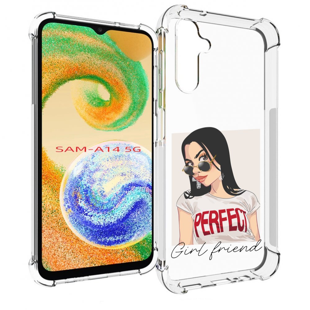 Чехол MyPads Девушка-с-сережками женский для Samsung Galaxy A14 5G, Прозрачный, Tocco
Чехол MyPads Девушка-с-сережками женский для Samsung Galaxy A14 5G, Прозрачный, Tocco