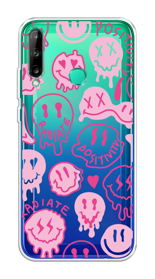 Чехол на Honor 9C/Huawei P40 Lite E/Y7p "Галлюциногенные смайлики", Прозрачный;розовый, 6103350-1
Чехол на Honor 9C/Huawei P40 Lite E/Y7p "Галлюциногенные смайлики", Прозрачный;розовый, 6103350-1
