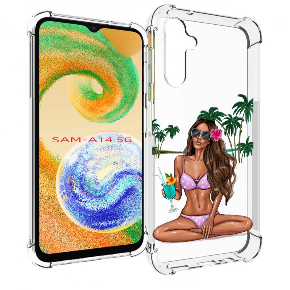 Чехол MyPads Гавайская-девушка женский для Samsung Galaxy A14 5G, Прозрачный, Tocco
Чехол MyPads Гавайская-девушка женский для Samsung Galaxy A14 5G, Прозрачный, Tocco