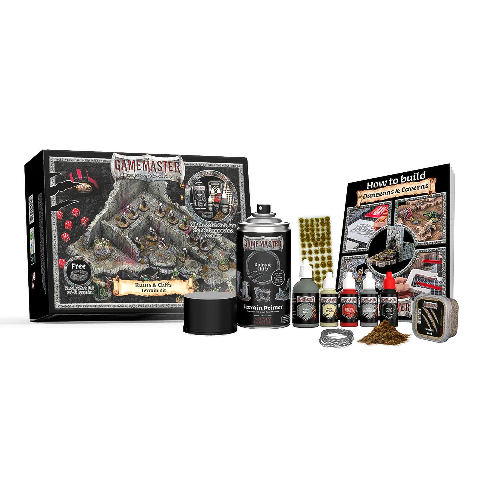 Набор для моделирования Army Painter GameMaster Terrain Kit Ruins & Cliffs, GameMaster
Набор для моделирования Army Painter GameMaster Terrain Kit Ruins & Cliffs, GameMaster